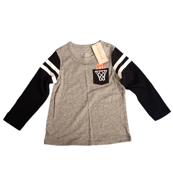 First Impressions Other - 🎈First Impressions Baby Boys Long Sleeve  Basketball Pocket T-shirt NWT